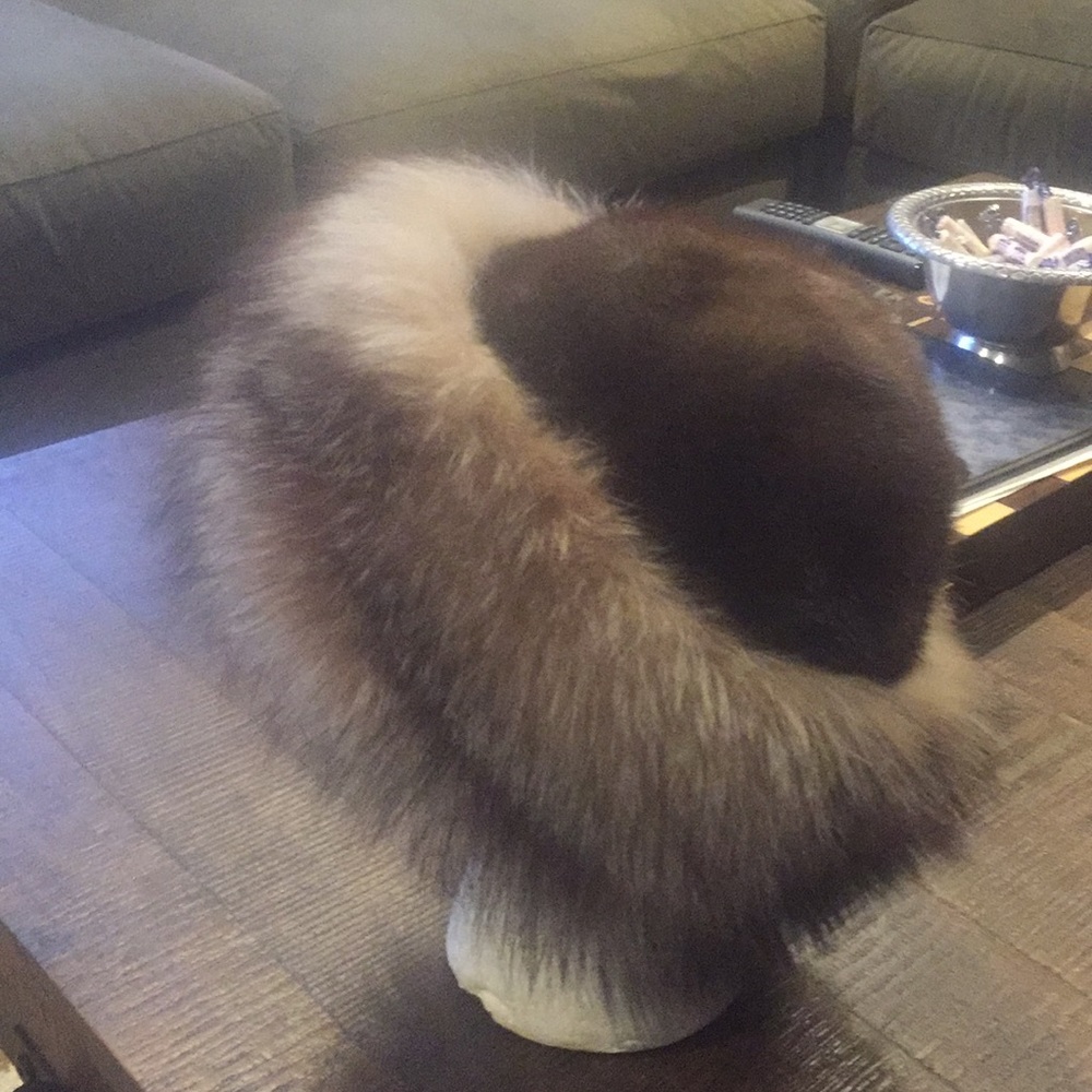 Mink and Raccoon Hat from Evans of Chicago..